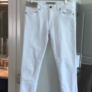 BURBERRY BRIT white skinny jeans